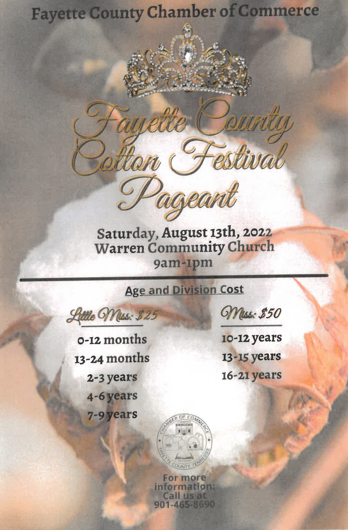 Pageant Tarpalin cotton-festival-pageant – Fayette County Chamber